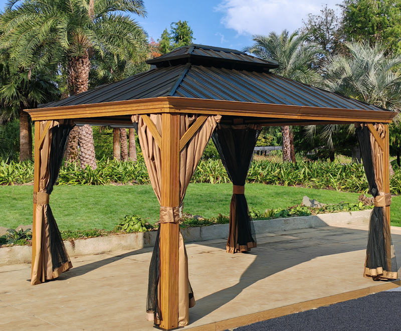 Gazebo a doppio tetto 12x16 piedi